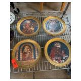 4 J.C. Leyendecker Christmas Plates 4 J.C. Leyendecker Christmas Plates
