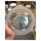 Morgantown Crystal Nativity-Themed Plate Morgantown Crystal Nativity-Themed Plate