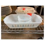 Fire King Atomic Star Baking Dish and Bowl Set Fire King Atomic Star Baking Dish and Bowl Set