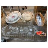 Fostoria Glass Letter Opener with Miscellaneous Pl Fostoria Glass Letter Opener with Miscellaneous Pl
