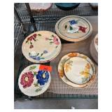 Floral Ceramic Plates Floral Ceramic Plates