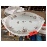 Austrian Victoria Porcelain Serving Platter