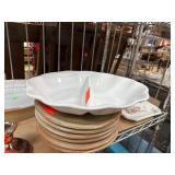 Ceriart S.A. Divided Ceramic Dish from Portugal