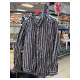 Robert Graham 2XL Long-Sleeve Striped Shirt