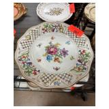 Schumann Bavaria US Zone Porcelain Floral Plate