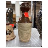 Rookwood Pottery Brown and Beige Textured Vase
