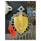 Mccoy Ceramic Iron Theme Wall Pocket