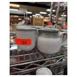 Noritake Stoneware Mug and Creamer Set