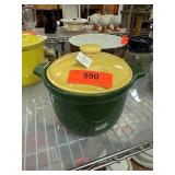 Two-Tone Ceramic Pot with Lid