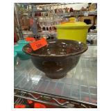 Handmade Ceramic Brown Glazed Bowl