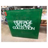 Green Lucite Heritage Village Collection Panel