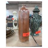 German Stoneware Bottle by Rhine Mineral Source