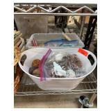 Household Items and Cookbooks Lot