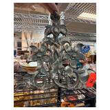 Decorative Metal Wall Hanging With Floral Design