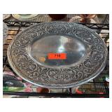 Oneida Silversmiths Pewter Oval Serving Tray
