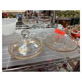 Golden Anniversary Etched Glassware Set
