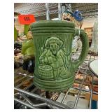 McCoy Buccaneer Green Pottery Mug