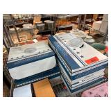 Boxes of Half Dollar Coin Tubes by H.E. Harris & C