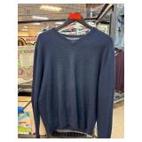 Nordstrom Menï¿½s Shop 100% Cashmere Sweater, Navy,