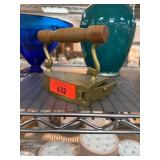 Brass Iron with Wooden Handle