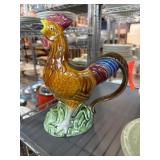 Jay Willfred Ceramic Rooster Pitcher Made in Portu