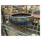 Bornholm Pottery Bowl With Blue Glaze Finish