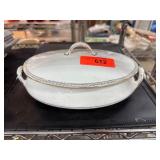 Homer Laughlin Empress Covered Serving Dish
