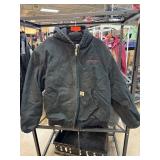 Carhartt Hooded Work Jacket in Black