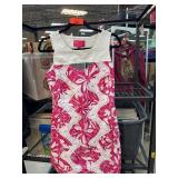 Lilly Pulitzer Pink and White Sleeveless Dress
