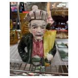 Vintage Wade Japan Figural Ceramic Decanter