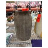 Gray Stoneware Crock or Vase