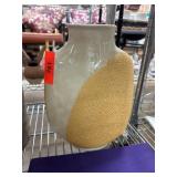 Royal Haeger Vase With Textured Yellow Design
