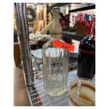 Schweppes Glass Seltzer Bottle with Dispenser Top