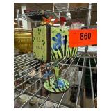 Kelvin Chen Hand-Painted Metal Mailbox Stamp Holde