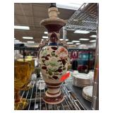 Hand-Painted Ceramic Figural Table Lamp Base