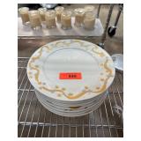 Nine-Piece Retroneu Winter Nights Stoneware Plate