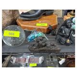 4-Piece Decorative Figurine and Paperweight Set