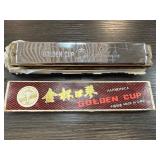 Golden Cup Harmonica with Box, Made in China
