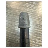 Antique Metal Thimble with Measuring Tool