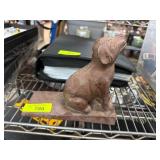 Cast Iron Dog-Shaped Doorstop