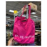 Juicy Couture Pink Tote Bag with Striped Interior