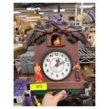 Battery-Powered Cuckoo Clock with Figurines