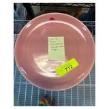 Bauer Pink Pottery Salad Plates, Made in USA