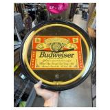 Budweiser King of Beers Wall Clock with Vintage De