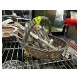 Silverware in Basket