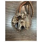 Royal Order of Moose Costume Bolo Tie