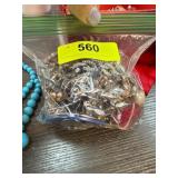Costume Jewelry in Ziplock Bag