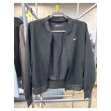 Nike Golf Black Jacket with White Logo, Size Mediu
