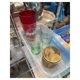 Coca-Cola Glasses and Assorted Items