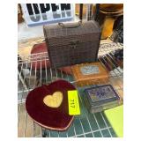 Four Decorative Storage Boxes